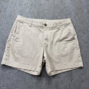 Chubbies Shorts Men 34 Beige 5.5" Regular Fit Stretch Chino Khaki